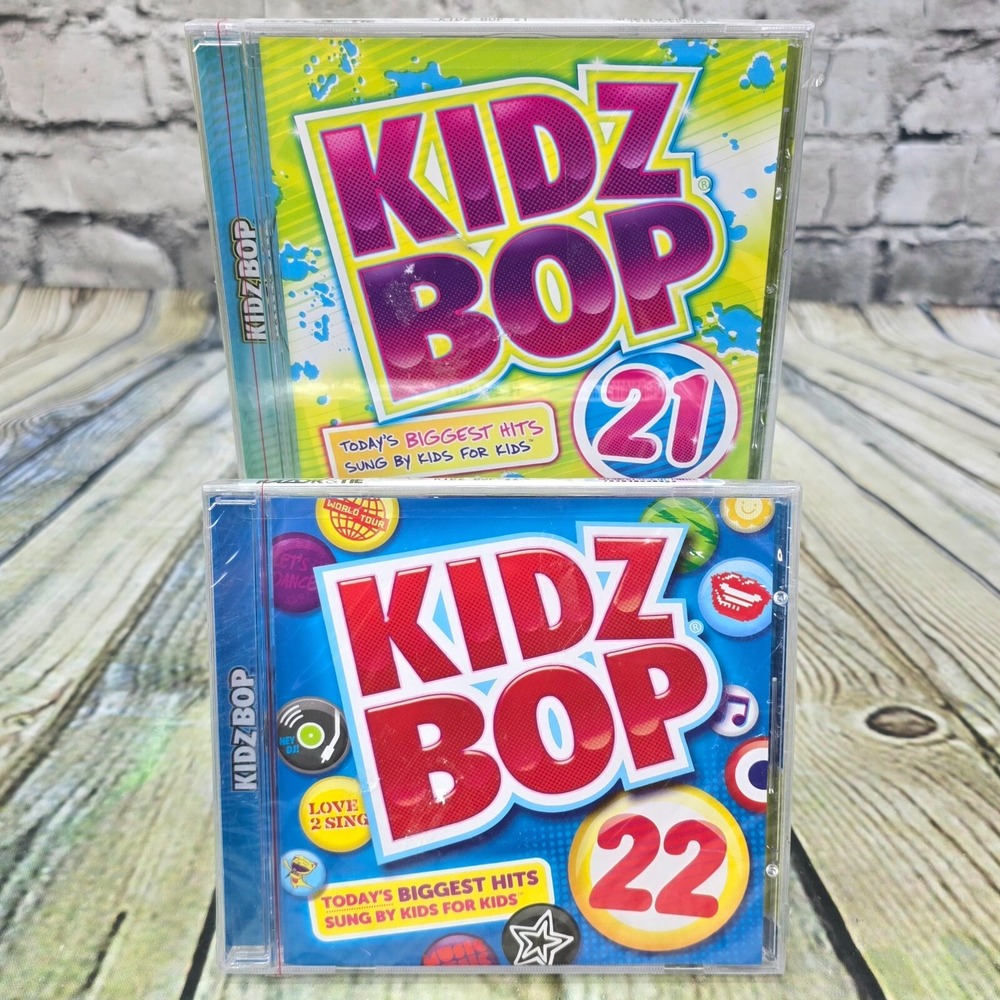 Kidz‎ Bop CD Lot Vol. 21 + 22 by Kidz Bop Kids Sing Fun Party Music Children NEW